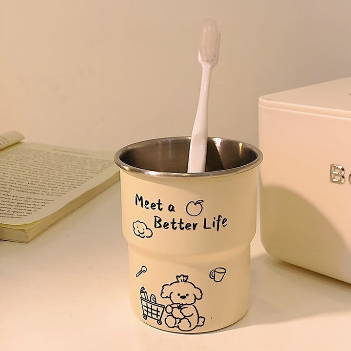 Toothbrush holder with humorous animal design Kalsten