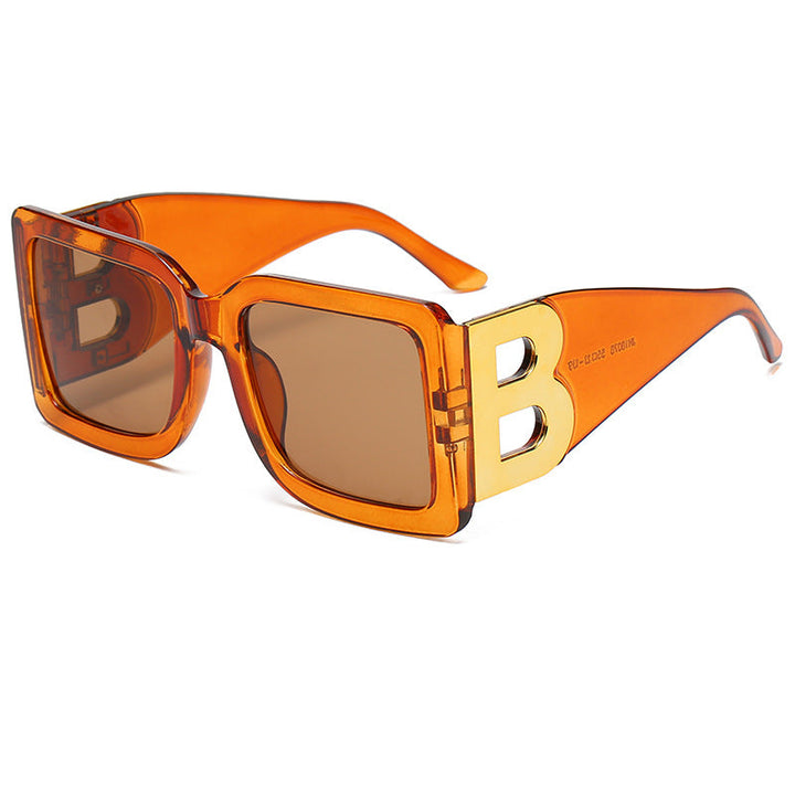 Women Oversized Sunglasses with Decorative Frame Kalsten