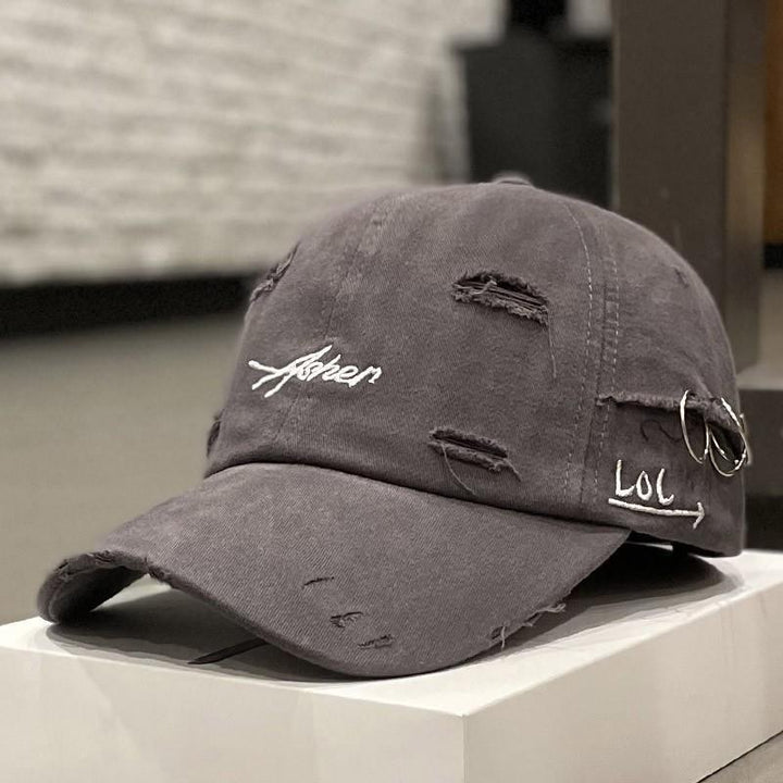 Men's Distressed Denim Cap Kalsten