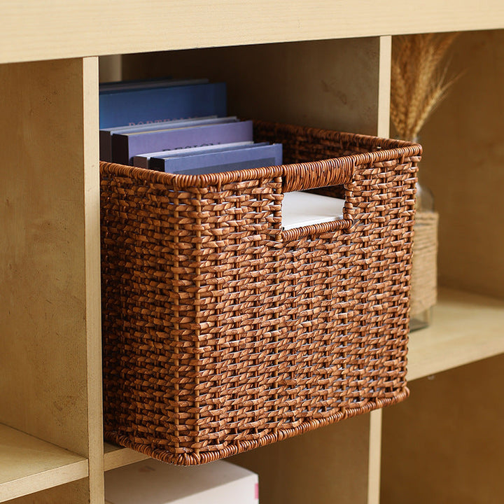 Unisex Braided Storage Basket with Practical Handles Kalsten