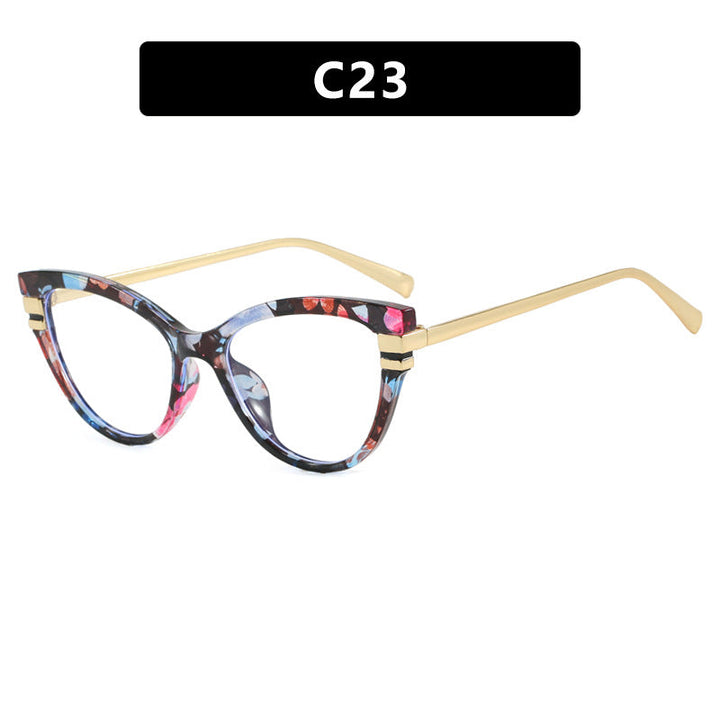 Ladies Cat-Eye Sunglasses with Elegant Metal Accents Kalsten