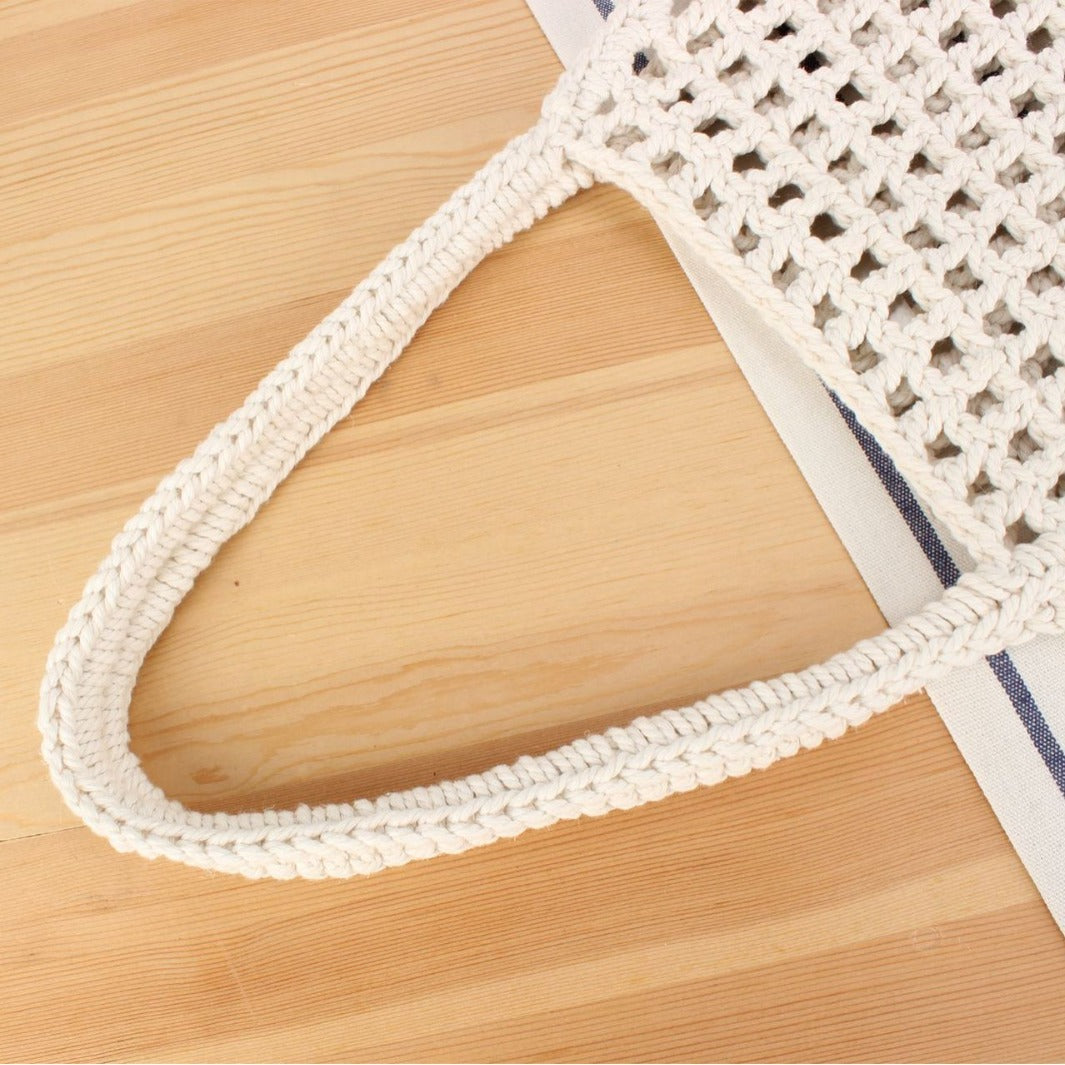 Handbag in Modern Macramé Weave Kalsten