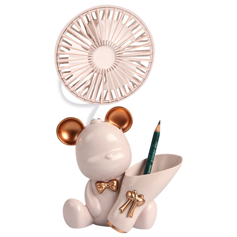 Women creative desk fan and pen holder Kalsten