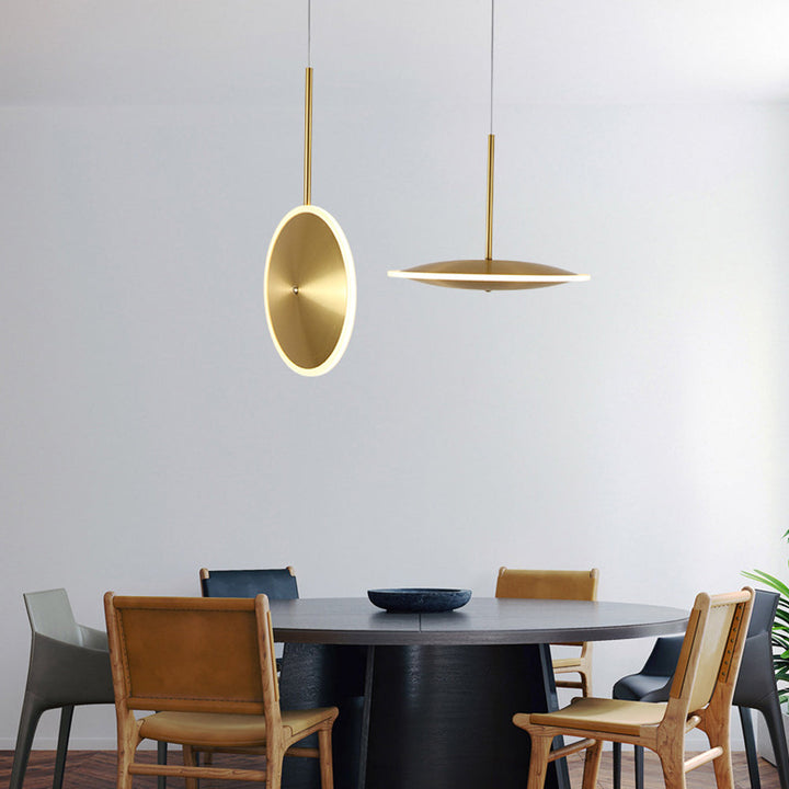 Modern Gold Chandelier Round Restaurant Lamps | Kalsten
