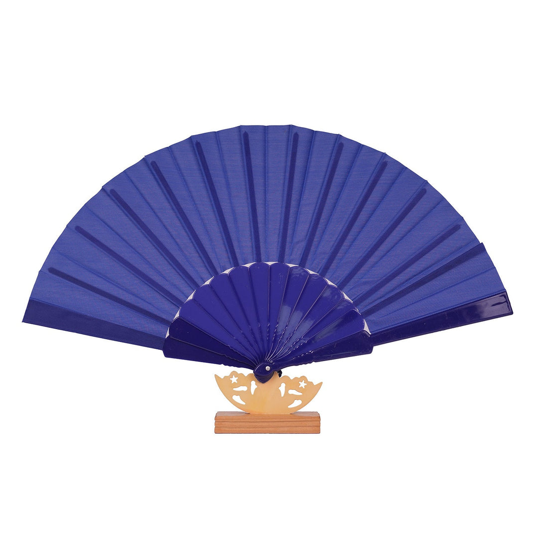 Ladies decorative fan with elegant wooden handle Kalsten