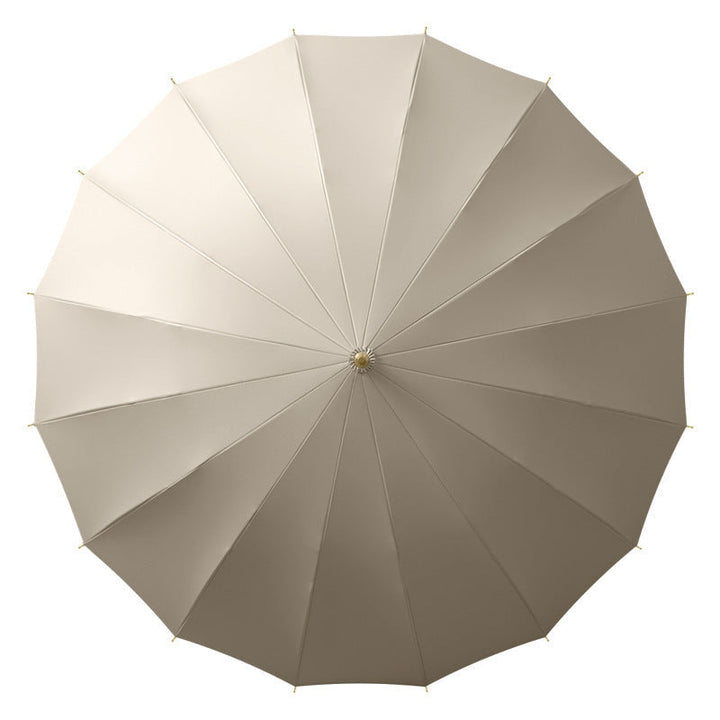 Ladies elegant and wind-resistant folding umbrella with ergonomic handle Kalsten