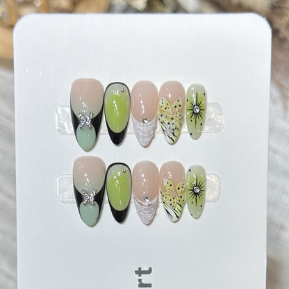 Reusable Press-On Nail Set Acalora