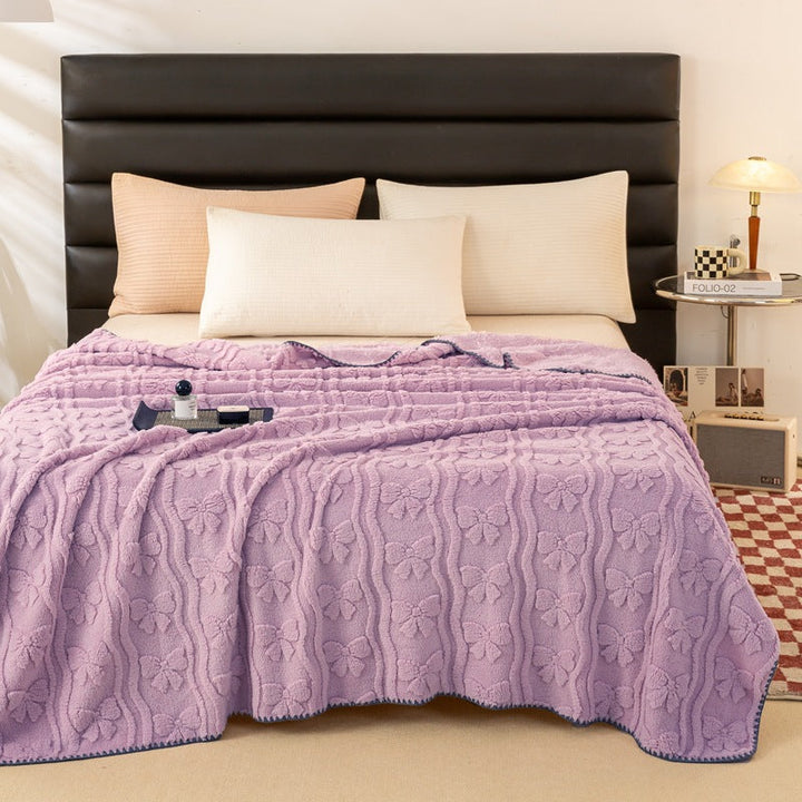 Ladies Cozy and Soft Blanket with Floral Pattern Kalsten