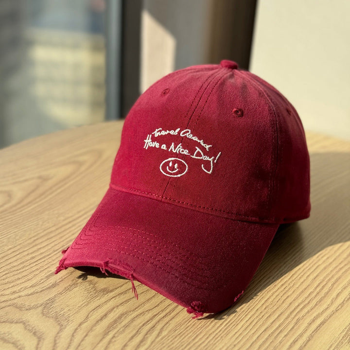 Women's Distressed Cotton Baseball Cap Kalsten 1784270914