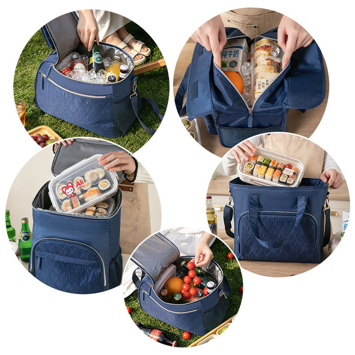 Cooling and transport bag with versatile interior layout Kalsten