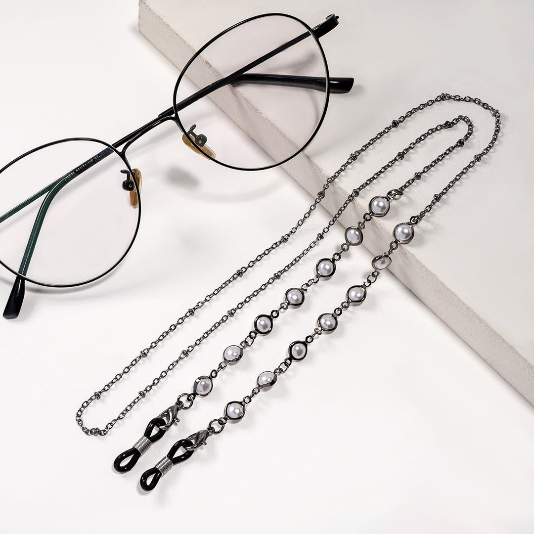 Elegant Pearl Beaded Eyewear Chain Kalsten