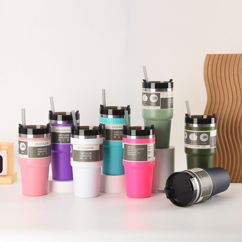 Women Insulated Drinking Cups with Reusable Straw Kalsten