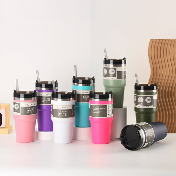 Women Insulated Drinking Cups with Reusable Straw Kalsten