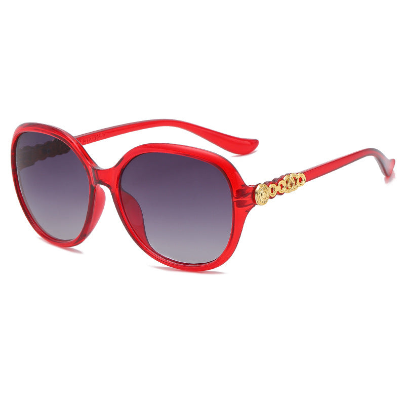 Women's oversized sunglasses with trendy tortoiseshell pattern and elegant frame accents Kalsten