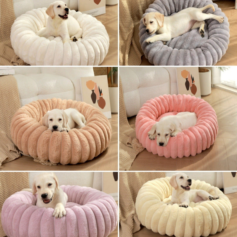 Women Round Cuddle Bed with High Edges Kalsten