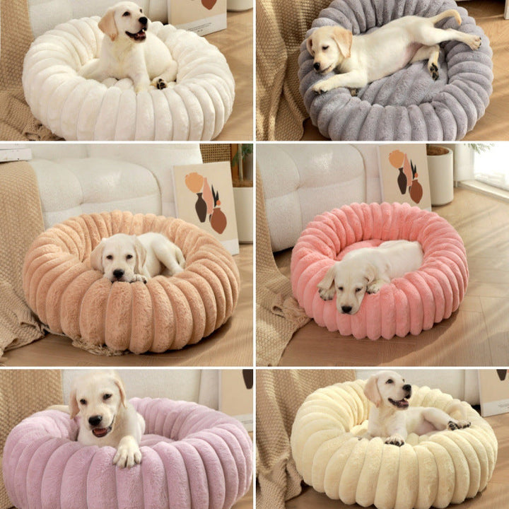 Women Round Cuddle Bed with High Edges Kalsten