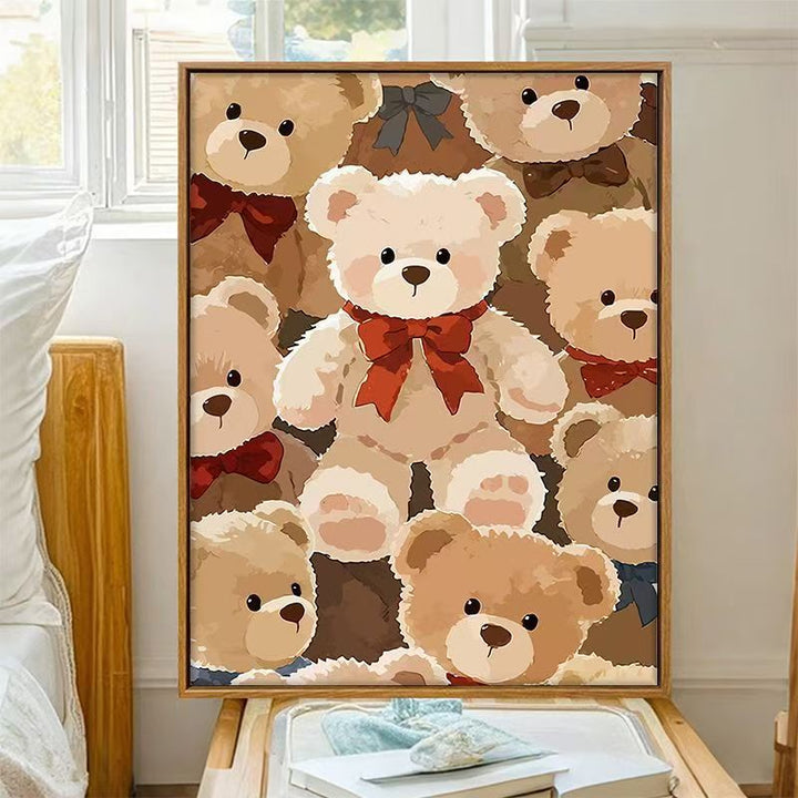 Cute Bear-Themed Decorative Wall Art Kalsten