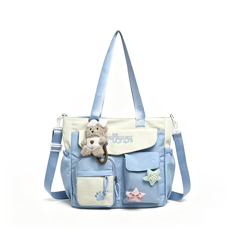 Multi-Functional Canvas Shoulder Bag Kalsten