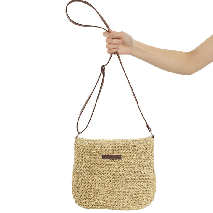 Handcrafted Rattan Crossbody Bag Kalsten