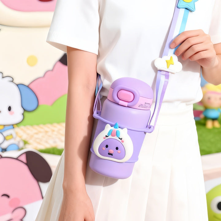 Women Insulated Water Bottle with Cute Rabbit Design Kalsten