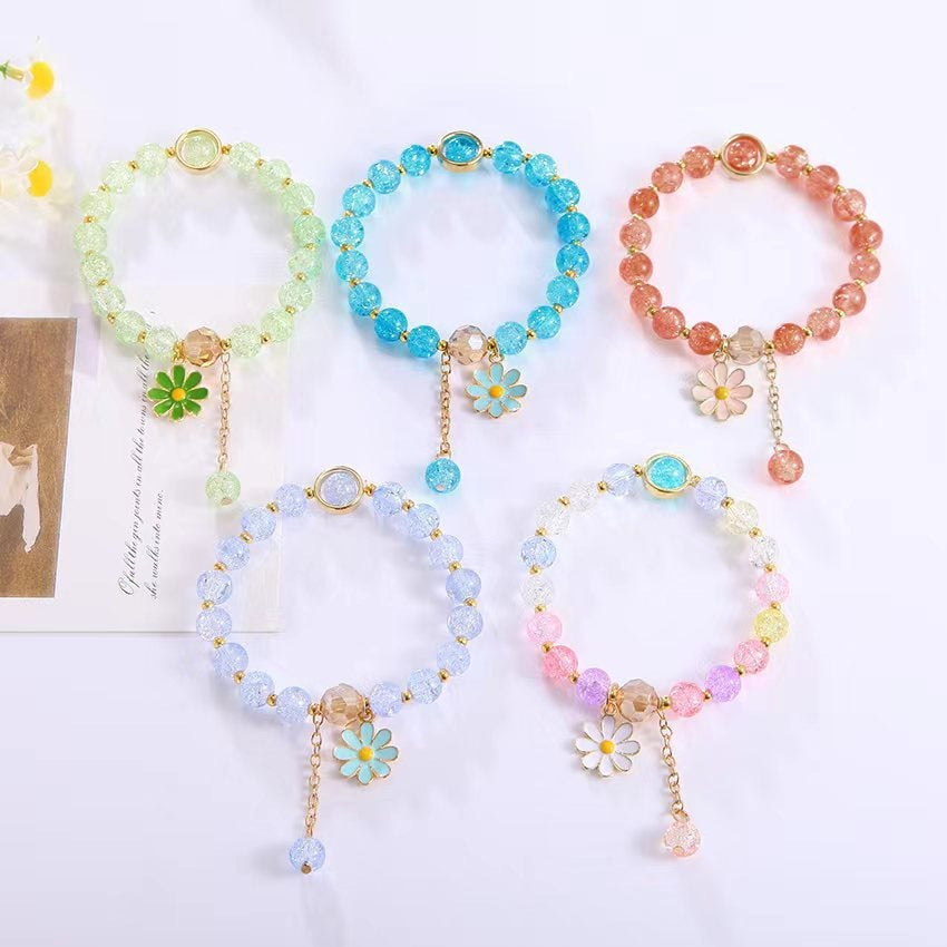 Elegant bracelet with flower pendant Kalsten