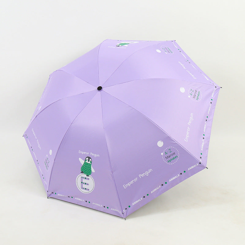 Women's Folding Umbrella with Fun Animal Design Kalsten