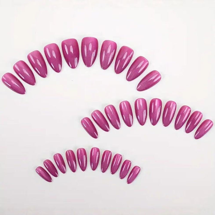 Long-Lasting Glossy Press-On Nail Set Kalsten