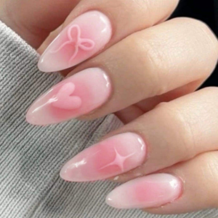 Artistic Ombre Press-On Nails Set Kalsten