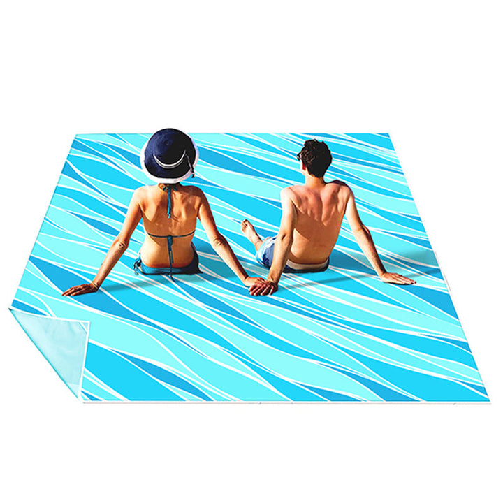 Beach blanket with colorful turtle pattern Kalsten