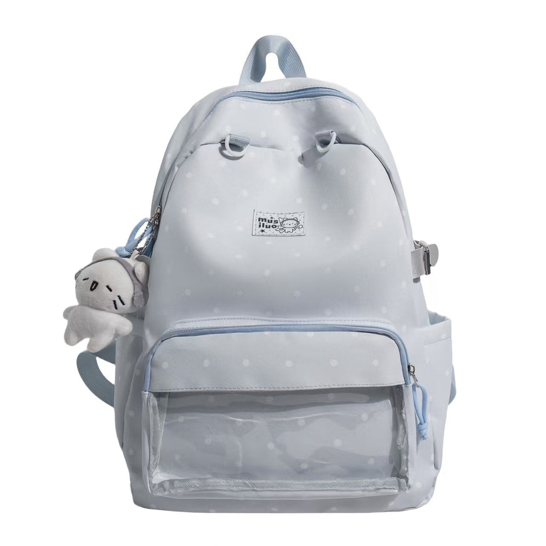 Polka Dot Embroidered Backpack Kalsten