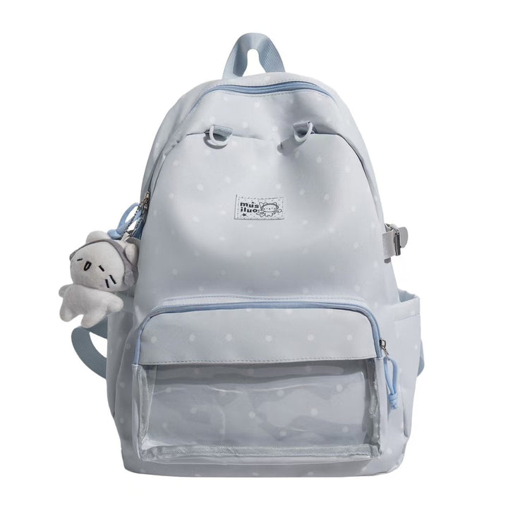 Polka Dot Embroidered Backpack Kalsten