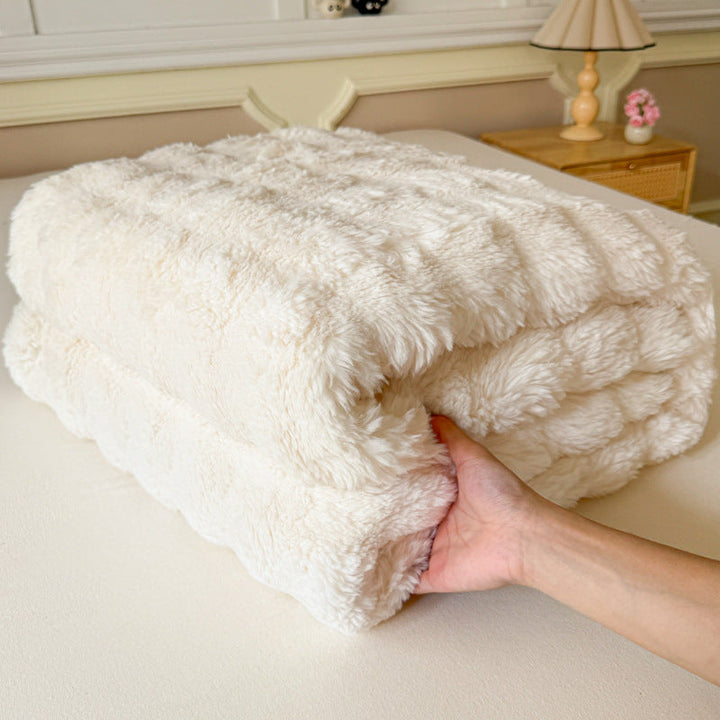 Ultra-Soft Textured Fleece Blanket Kalsten