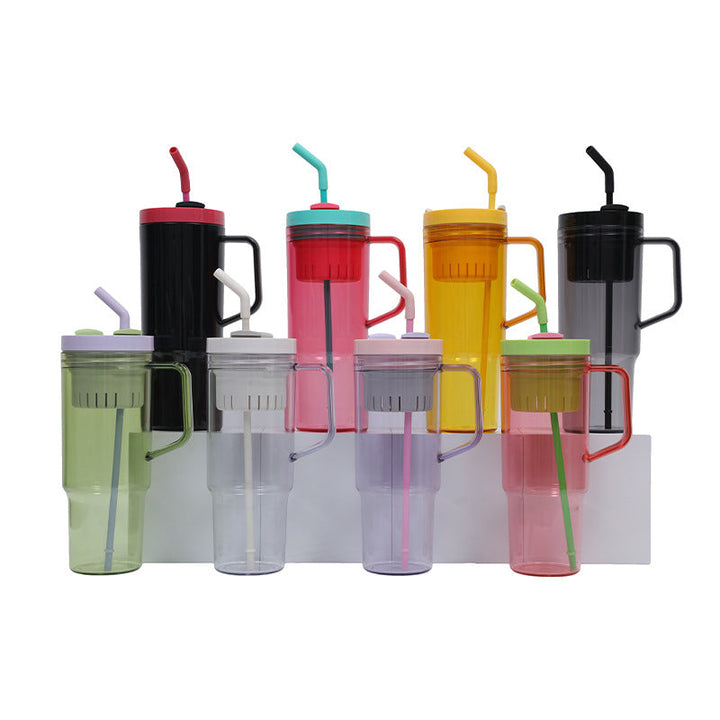 Ladies drinking cup with integrated filter and handle Kalsten
