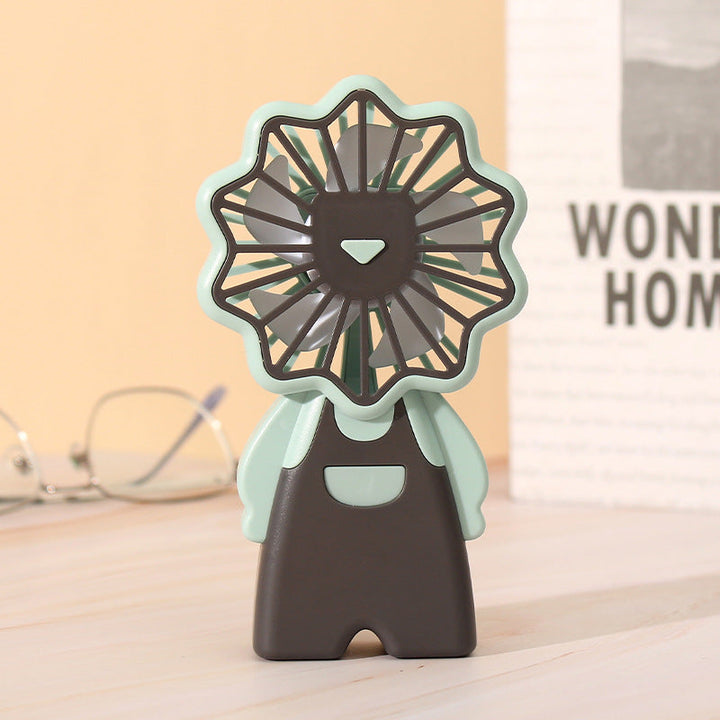 Women Portable Mini Fan in Creative Figure Design Kalsten