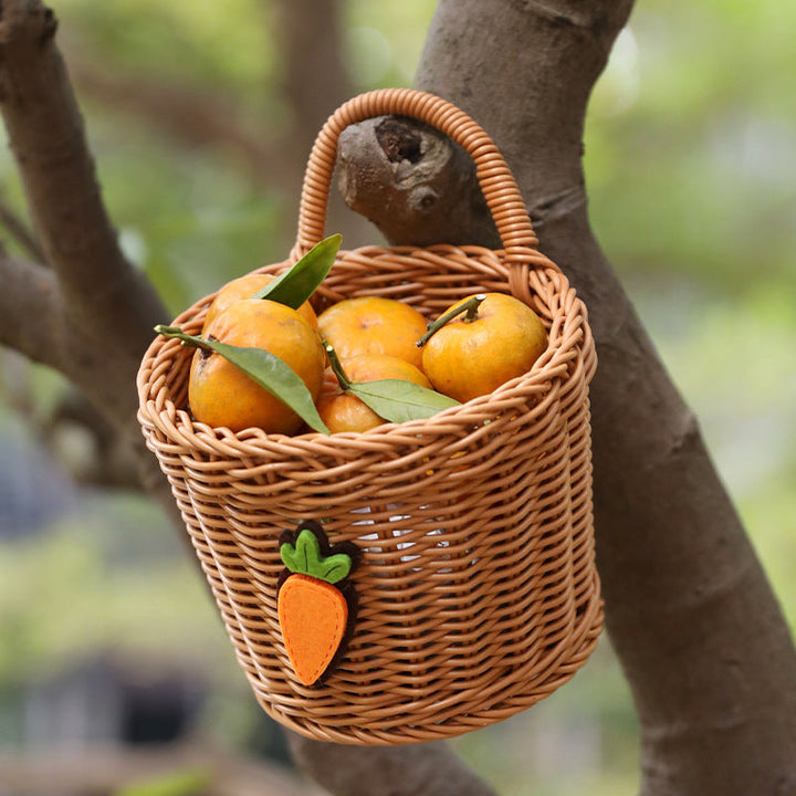 Handcrafted Woven Storage Basket with Ergonomic Handles Kalsten