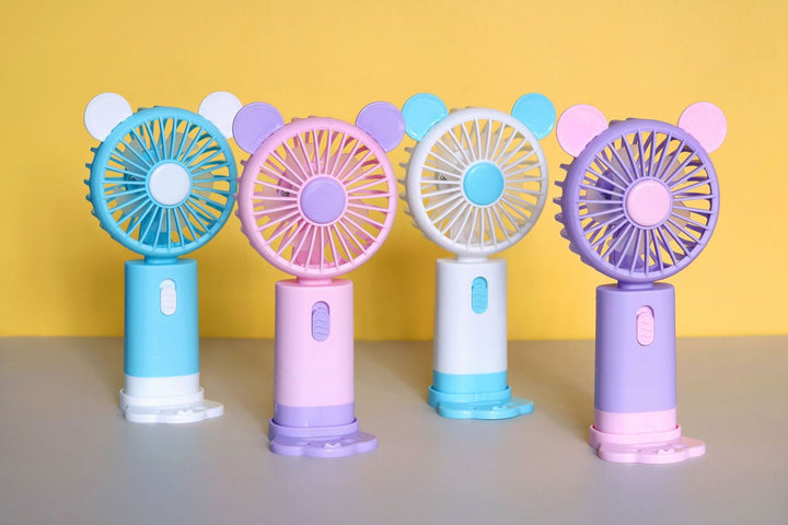 Unisex portable hand fan in playful animal design Kalsten