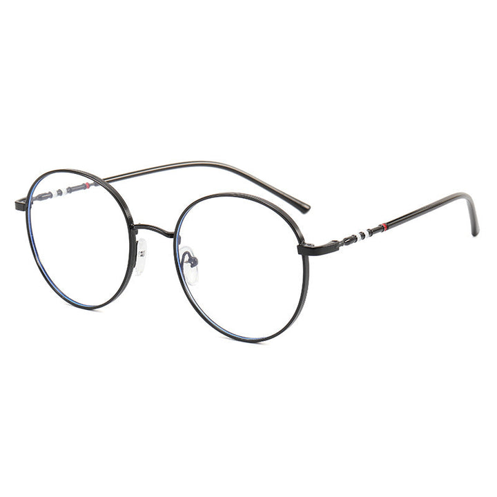 Ladies fashionable round sunglasses with elegant metal frame Kalsten