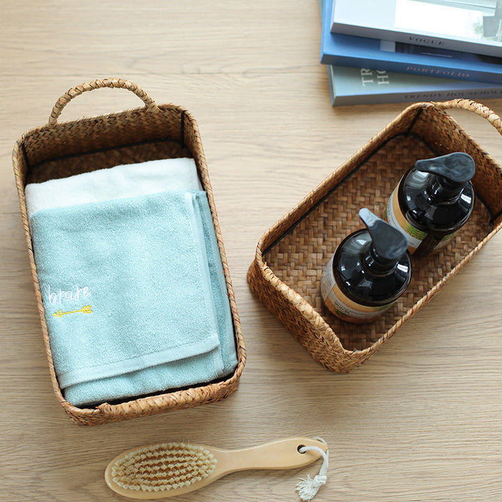 Handwoven Natural Storage Basket Kalsten