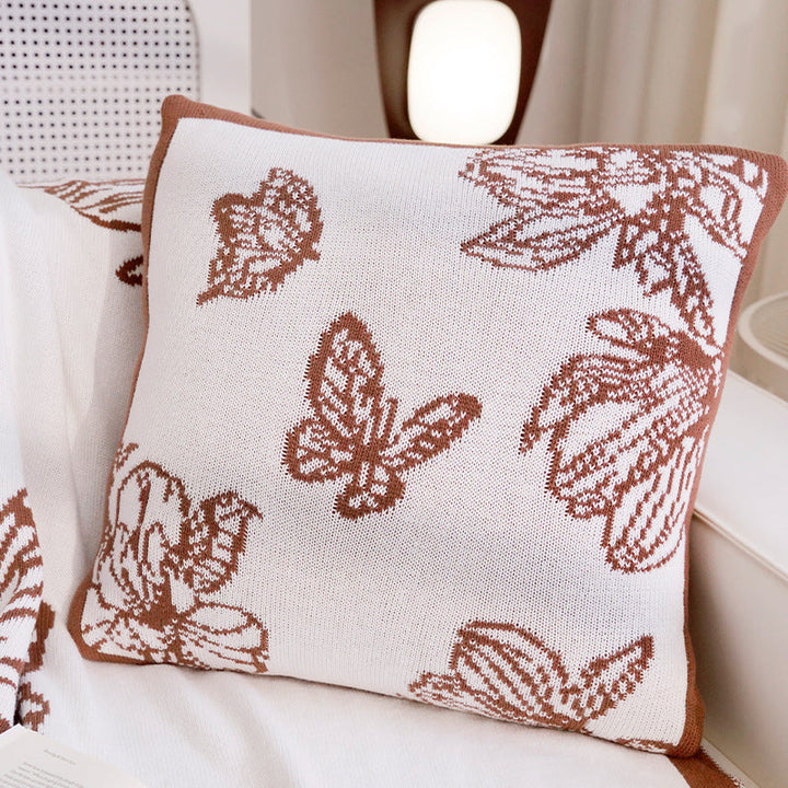 Women's Decorative Throw Blanket with Floral Design Kalsten