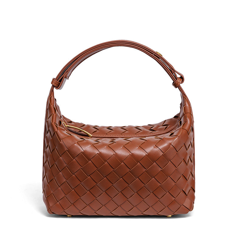 Woven Leather Handbag Acalora