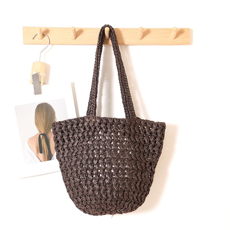 Braided Bast Crossbody Bag with Generous Interior Capacity Kalsten