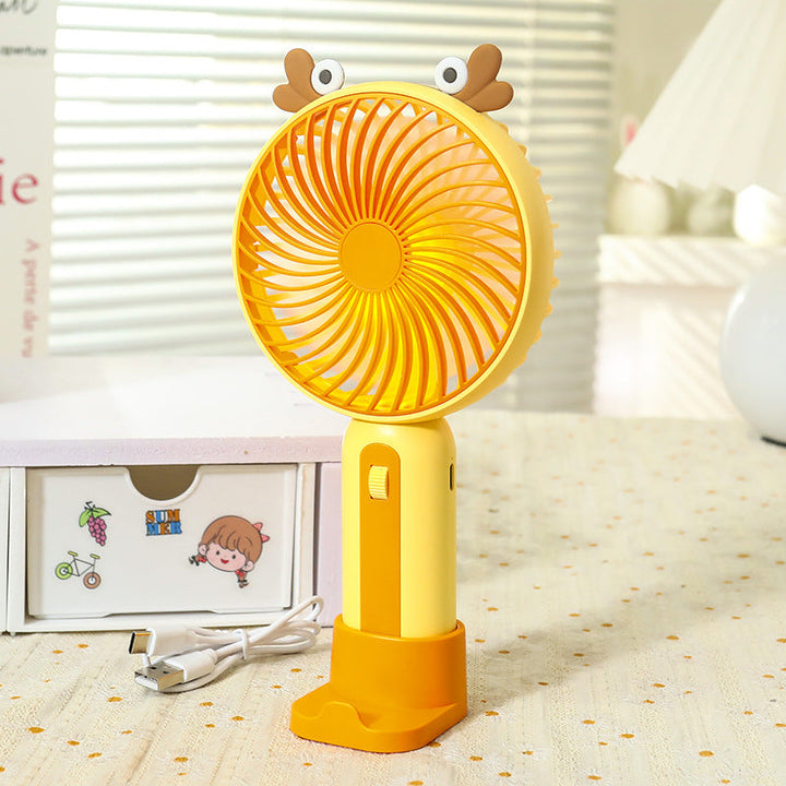 Women's Portable Hand Fan with Playful Animal Design Kalsten