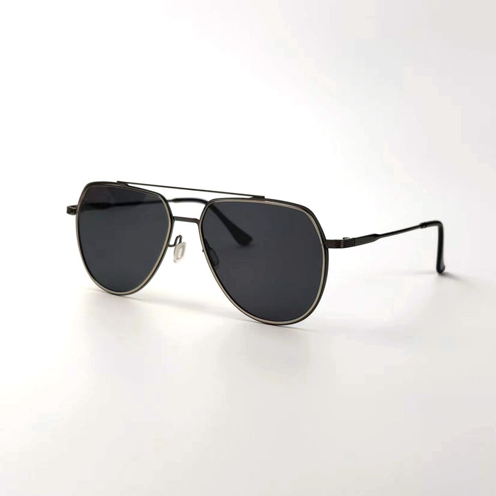 Men's elegant pilot sunglasses with polarizing lenses Kalsten