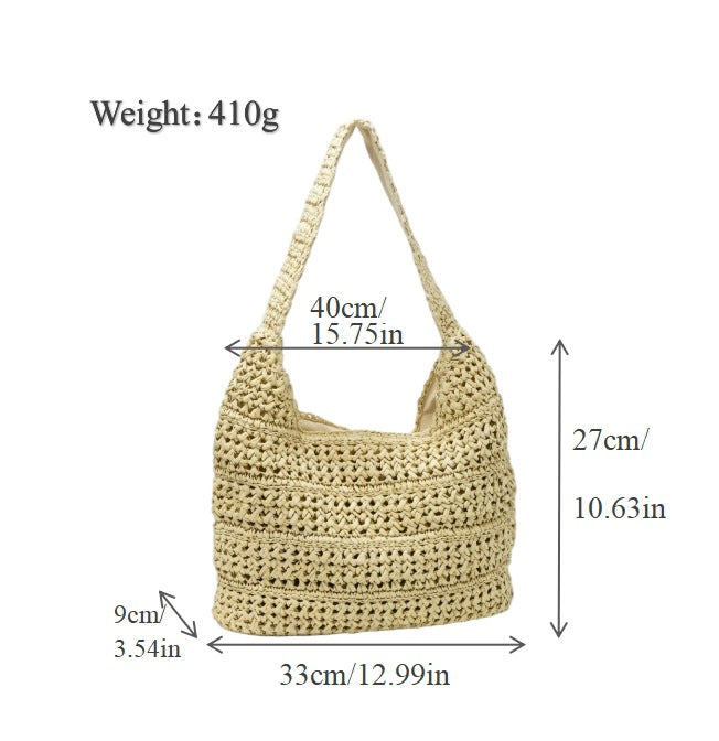 Handmade Macrame Hobo Bag Kalsten