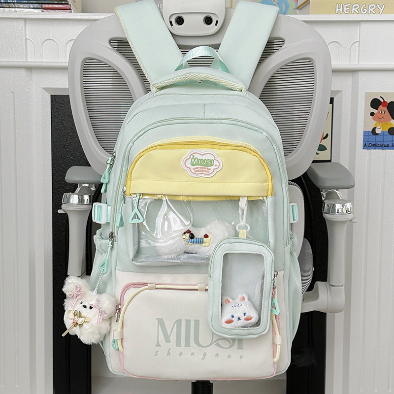 Multi-Functional Transparent School Backpack