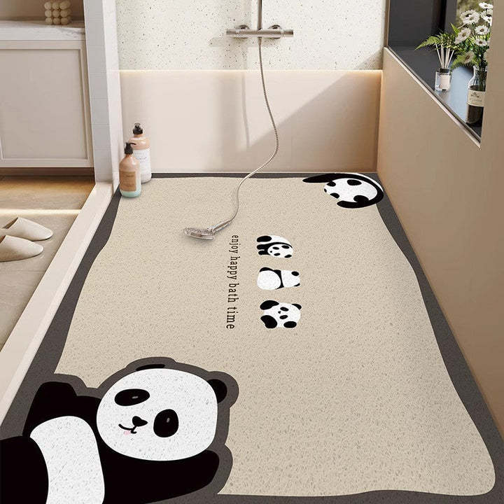 Fun Dinosaur-Themed Bathroom Mat Kalsten