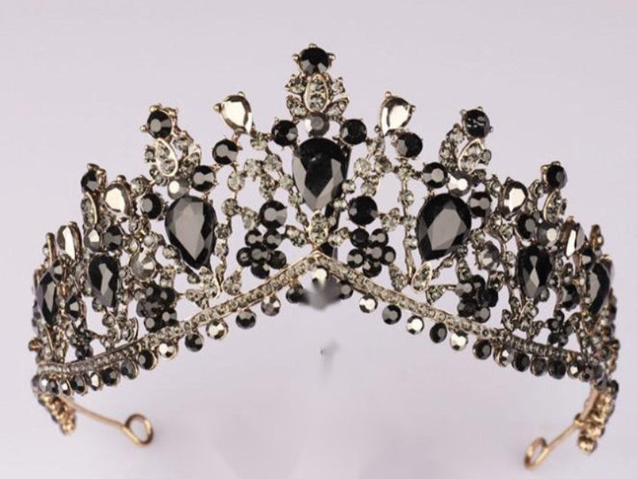 Women's Glamorous Tiara with Rhinestone and Crystal Embellishments Kalsten