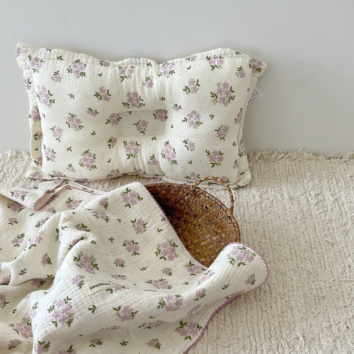 Women's Cozy Blanket with Floral Design Kalsten
