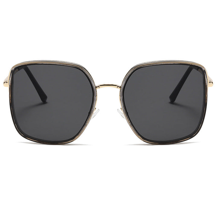 Ladies square sunglasses with luxurious metal frame and UV protection Kalsten