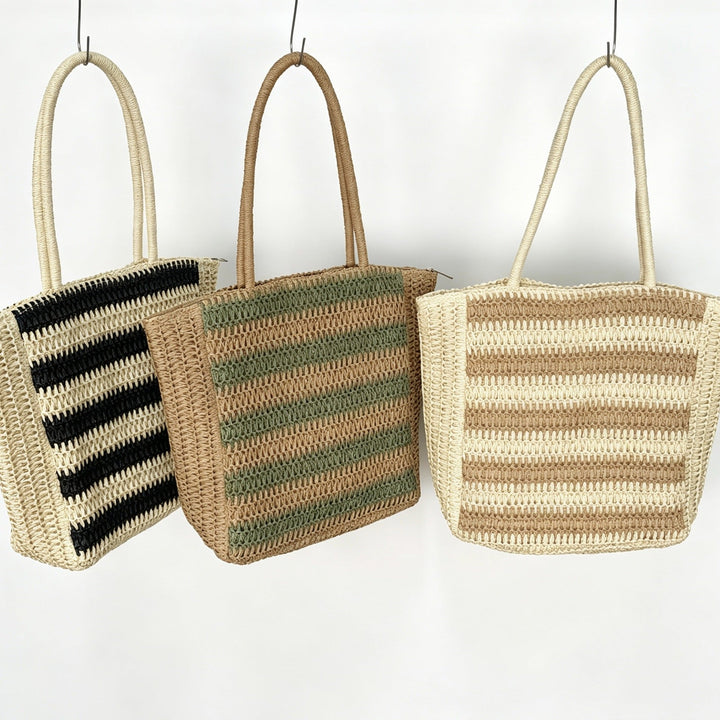 Designer bag with graphic striped pattern Kalsten